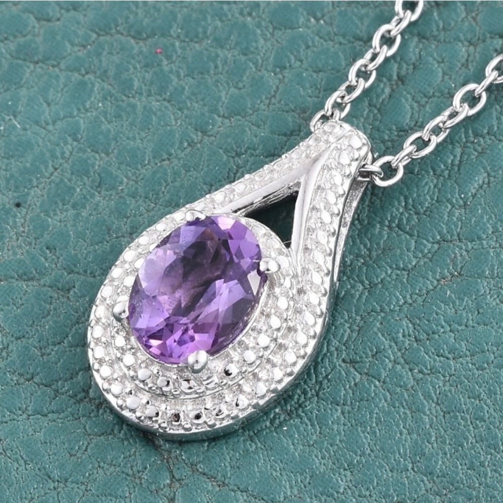 Amethyst 20 in Necklace